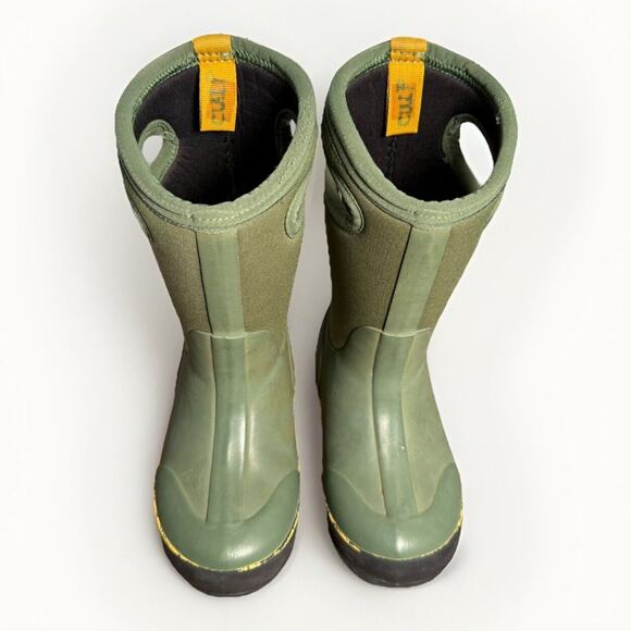 Bogs Kids Classic Waterproof Insulated Winter Boots Green US Size 10 EU 26 - Picture 3 of 12
